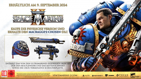 Warhammer 40,000 Space Marine 2 [uncut] (deutsch spielbar) (AT PEGI) (XBOX Series X) inkl. Macragge's-Choosen-DLC