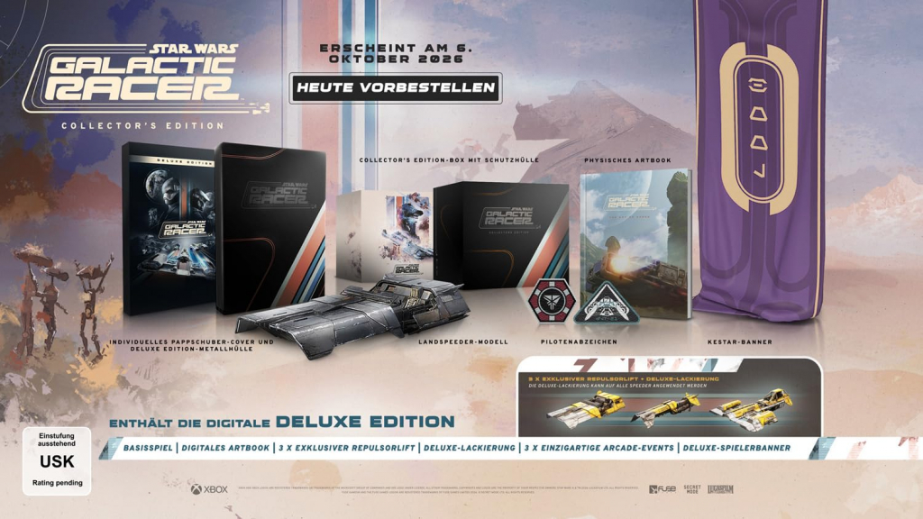 Star Wars Galactic Racer Collector's Edition (deutsch spielbar) (AT PEGI) (PC) inkl. exklusive Lackierung