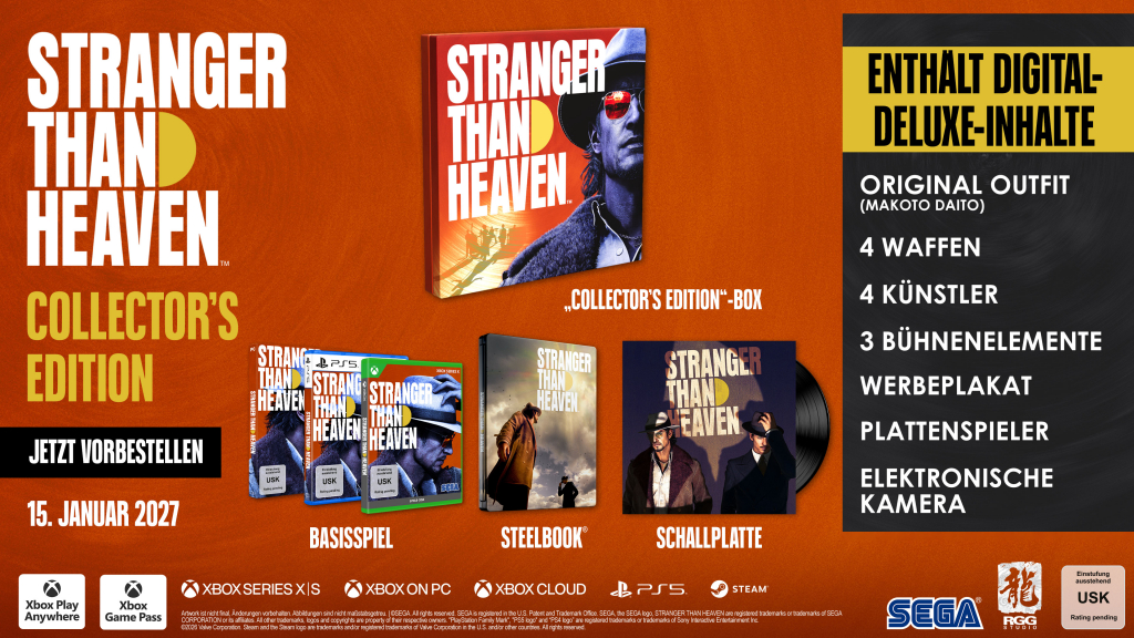 STRANGER THAN HEAVEN Collector's Edition [uncut] (deutsch spielbar) (AT PEGI) (PC) [Code in a Box]  inkl. Bonus DLC