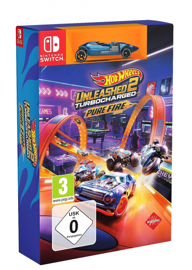 Hot Wheels Unleashed™ 2 – Turbocharged Pure Fire Edition (deutsch spielbar) (AT PEGI) (Nintendo Switch) inkl. 4 extra Fahrzeuge / Hot Wheels Twin Mill