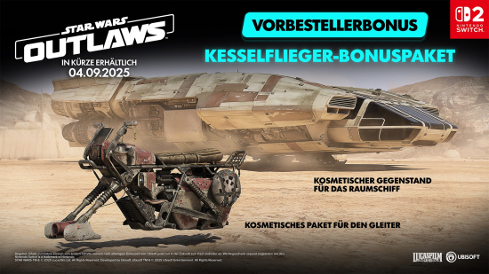 Star Wars Outlaws Gold Edition (deutsch spielbar) (AT PEGI) (Nintendo Switch 2) inkl. Kesselflieger DLC