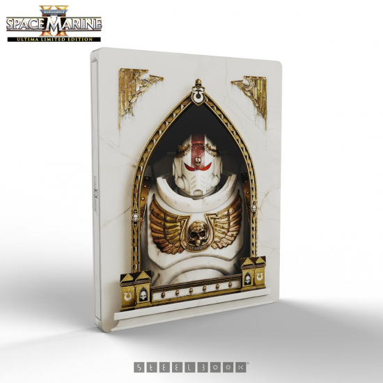 Warhammer 40,000 Space Marine 2 Ultima Limited Steelbook Edition [uncut] (deutsch spielbar) (AT PEGI) (PS5) inkl. Saisonpass 1 & 2