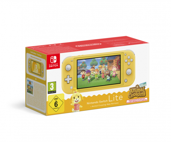 Nintendo Switch Lite + Animal Crossing: New Horizons Bundle - Gelb (10017605)