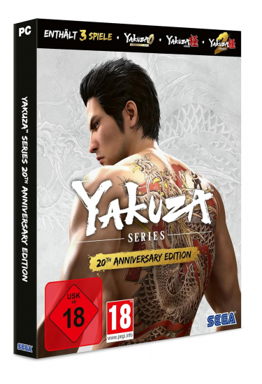 Yakuza Series 20th Anniversary Steelbook Edition [uncut] (deutsch spielbar) (AT PEGI) (PC) [Code in a Box]