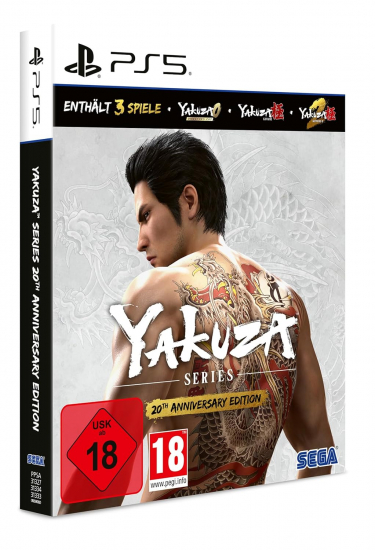 Yakuza Series 20th Anniversary Steelbook Edition [uncut] (deutsch spielbar) (AT PEGI) (PS5)
