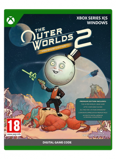 The Outer Worlds 2 Premium Edition [uncut] (deutsch spielbar) (AT PEGI) (XBOX Series X) [Code in a Box] inkl. Commander Zane’s Anti-Monopolistic Battle Pack