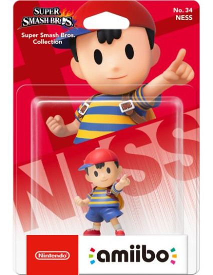 amiibo Super Smash Bros. Ness No. 34 (Nintendo Wii U/Switch/3DS/New 3DS)