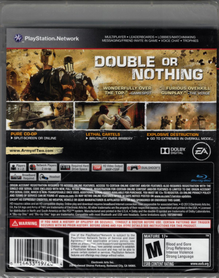 Army of Two The Devil's Cartel [uncut] (englisch spielbar) (US ESRB) (PS3)