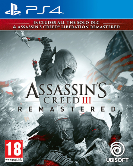 Assassin's Creed 3 Remastered [uncut] (deutsch spielbar) (AT PEGI) (PS4) inkl. Assassin's Creed Liberation Remastered