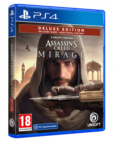 Assassin's Creed Mirage Deluxe Edition [uncut] (deutsch) (AT PEGI) (PS4) inkl. PS5 Upgrade / Die vierzig Räuber DLC