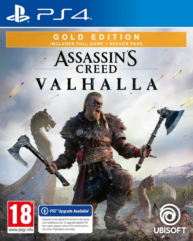 Assassin's Creed Valhalla Gold Edition [uncut] (deutsch spielbar) (EU PEGI) (PS4) inkl. Season Pass / Bonus-Quest