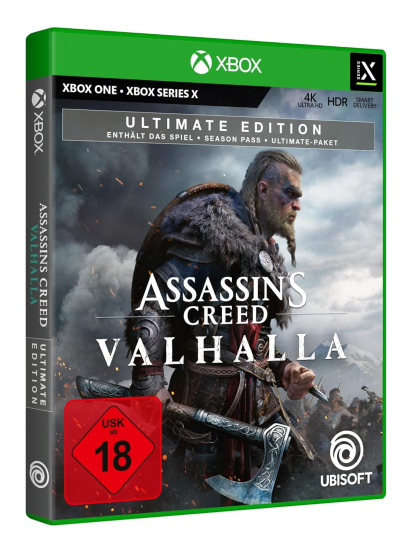 Assassin's Creed Valhalla Ultimate Edition [uncut] (deutsch spielbar) (DE USK) (XBOX ONE / XBOX Series X) inkl. Season Pass / Ultimate-Paket
