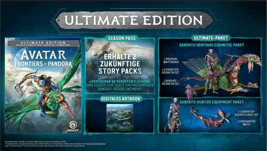 Avatar Frontiers of Pandora Collector's Edition Edition (deutsch spielbar) (DE USK) (PS5) inkl. Steelbook / Season Pass / Ultimate Pack