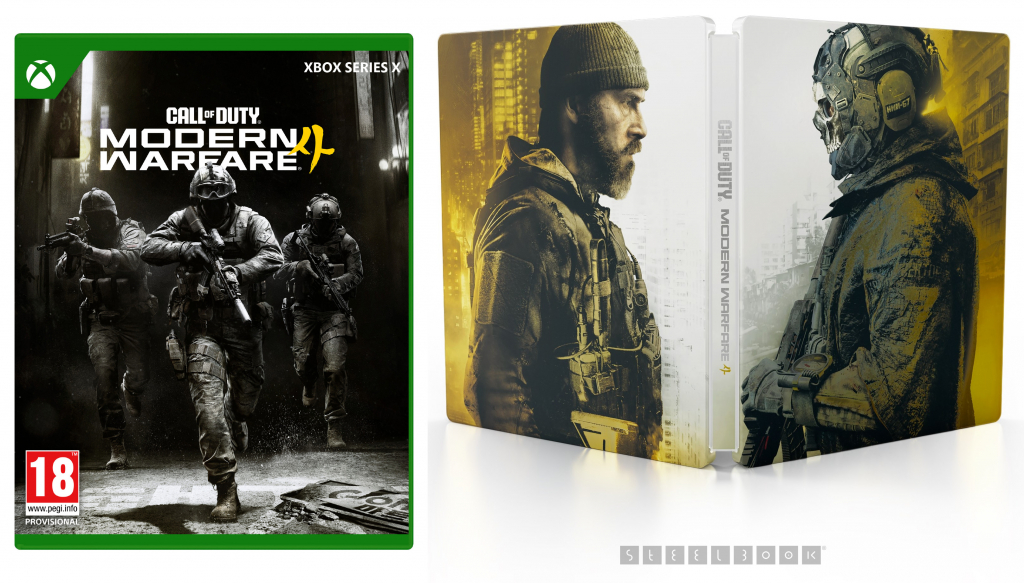 Call of Duty Modern Warfare 4 Steelbook Edition [uncut] (deutsch/englisch spielbar) (AT PEGI) (XSX) inkl. Hunter Killer & Goldene Perle DLC