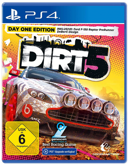 DIRT 5 Day One Edition (deutsch spielbar) (DE USK) (PS4) inkl. Ford F-150 Raptor PreRunner DeBerti Design