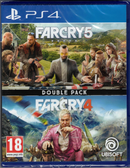 Far Cry 4 & Far Cry 5 Double Pack [uncut] (deutsch spielbar) (EU PEGI) (PS4)