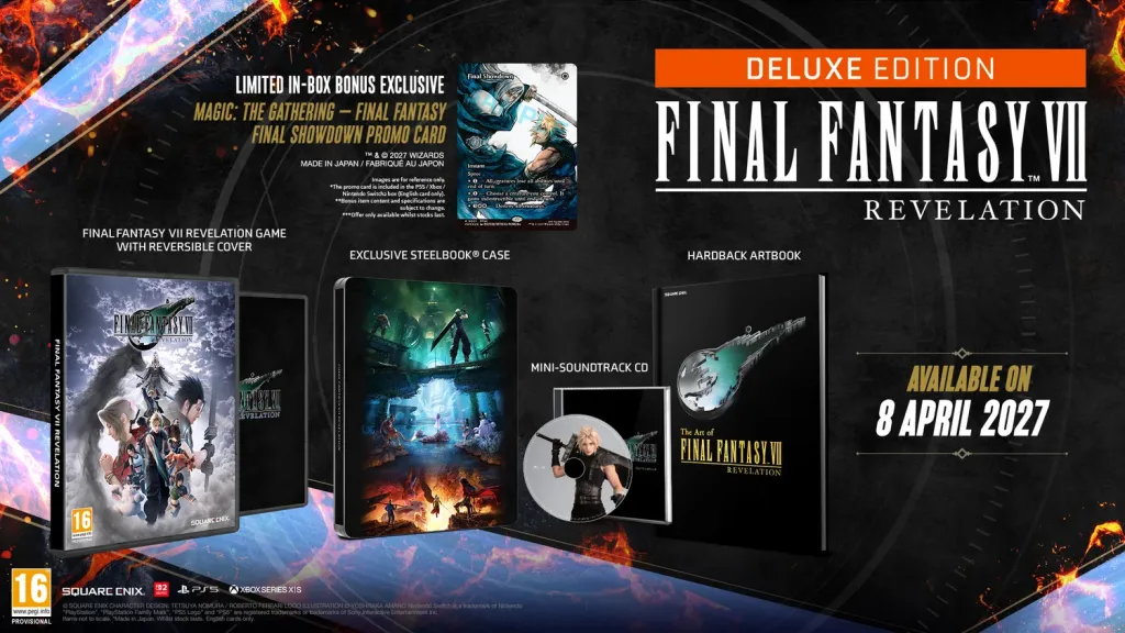 Final Fantasy VII Revelation Deluxe Steelbook Edition (deutsch spielbar) (EU PEGI) (XBOX Series X)