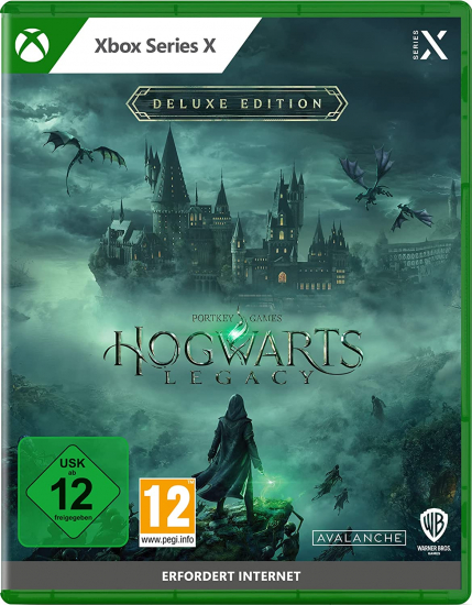 Hogwarts Legacy Deluxe Edition (deutsch) (AT PEGI) (XBOX Series X) inkl. Onyx Hippogreif DLC / Dunklen Künste DLC / Tehstral Reittier / usw.