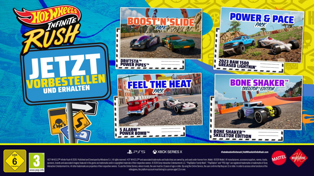 Preview: Hot Wheels Infinite Rush Day One Edition (deutsch spielbar) (AT PEGI) (PS5)
