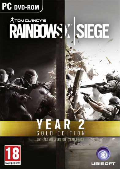 Tom Clancy's Rainbow Six Siege - Gold Edition Season 2 (deutsch) (AT PEGI) (PC DVD)