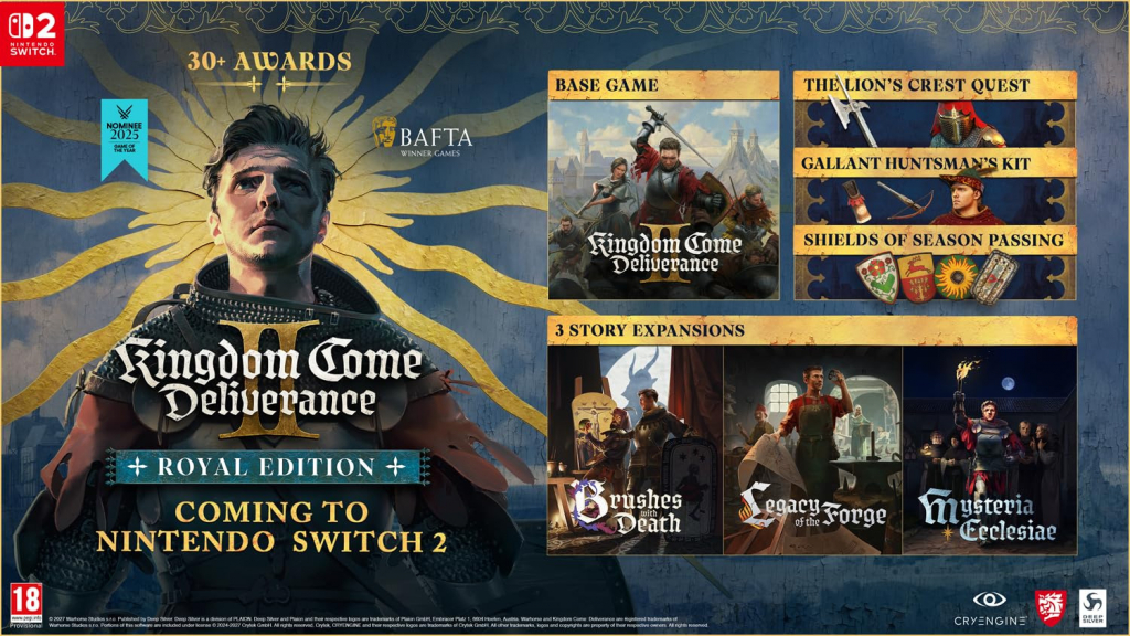 Preview: Kingdom Come Deliverance II Royal Edition (deutsch spielbar) (AT PEGI) (Nintendo Switch 2)