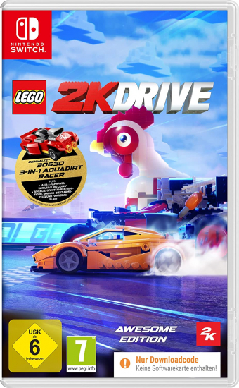 LEGO 2K Drive Awesome Edition (deutsch spielbar) (AT PEGI) (Nintendo Switch) inkl. Aquadirt-Racer-Paket