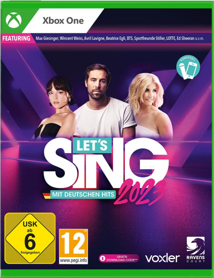 Lets Sing 2023 German Version (deutsch spielbar) (AT PEGI) (XBOX ONE)