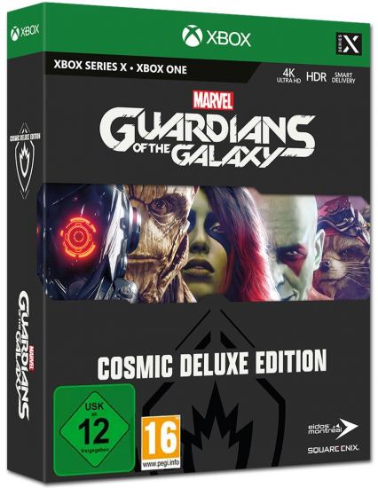 Marvel's Guardians of the Galaxy Cosmic Deluxe Steelbook Edition (deutsch) (AT PEGI) (XBOX ONE / XBOX Series X)