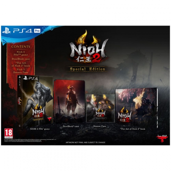 Nioh 2 Special Steelbook Edition [uncut] (deutsch spielbar) (EU PEGI) (PS4) inkl. Season Pass / Steelbook / Art Book