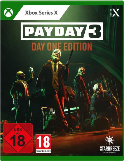 PAYDAY 3 Day One Edition [uncut] (deutsch spielbar) (AT PEGI) (XBOX Series X) inkl. The Trifecta Lootbag DLC