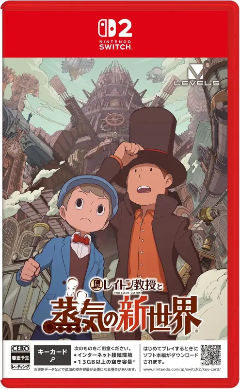 Professor Layton und die Neue Welt des Dampfes (deutsch spielbar) (JAPAN Import) (Nintendo Switch 2)