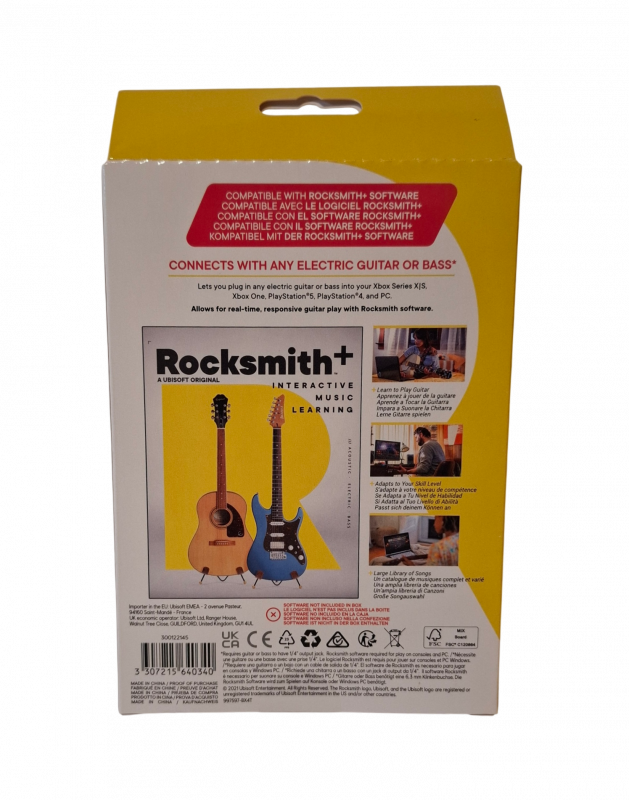 Preview: Rocksmith Real Tone Cable Kabel (PC/PS4/PS5/Xbox One/Series X)