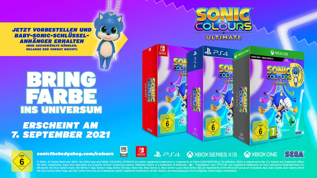 Preview: Sonic Colours Ultimate Launch Edition (deutsch spielbar) (DE USK) (PS4)