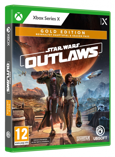 Star Wars Outlaws Gold Edition (deutsch spielbar) (AT PEGI) (XBOX Series X) inkl. 3 Tage früher spielen / Kesselflieger-Bonuspaket / Season Pass / Bonus-Mission