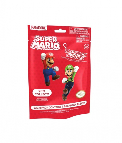 Super Mario Backpack Buddies – Charaktere / Figuren (Schlüsselanhänger)