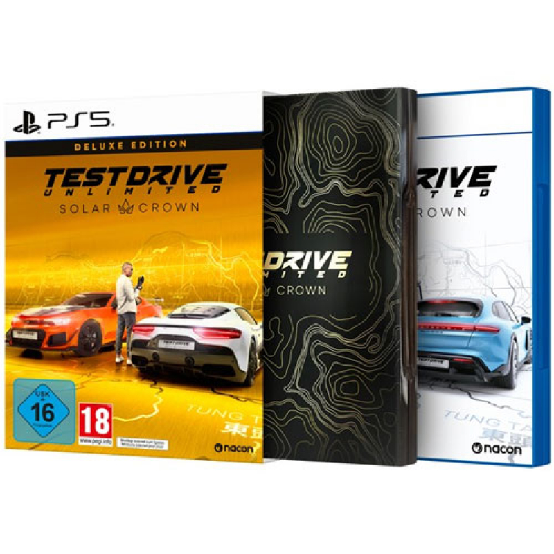 Test Drive Unlimited Solar Crown Deluxe Gold Steelcase Edition (deutsch spielbar) (AT PEGI) (PS5)