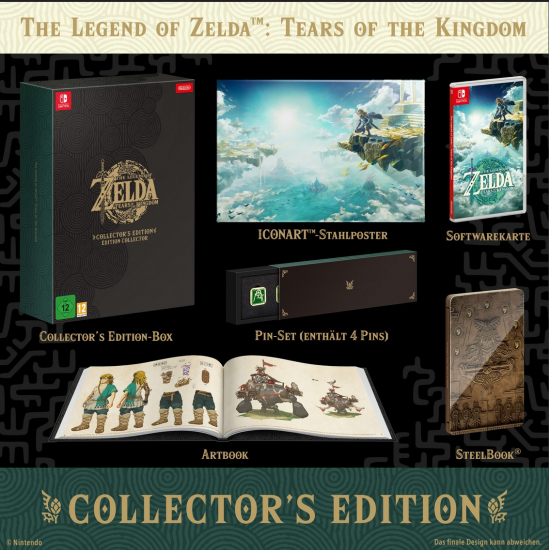 Preview: The Legend of Zelda Tears of the Kingdom Collector's Edition (deutsch) (AT PEGI) (Nintendo Switch)