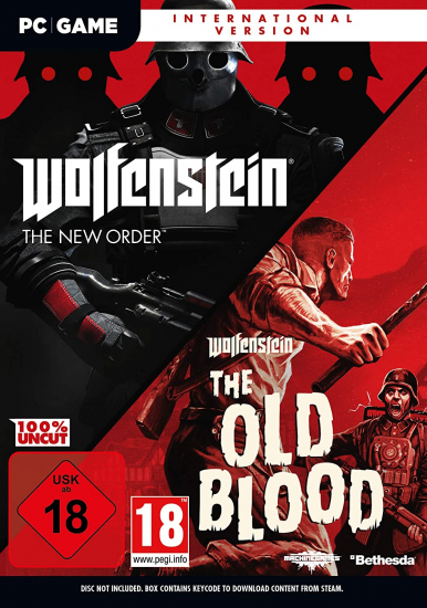 Wolfenstein The New Order + The Old Blood Die komplette Operation [uncut] (englisch spielbar) (AT PEGI) (PC) [Code in a Box]