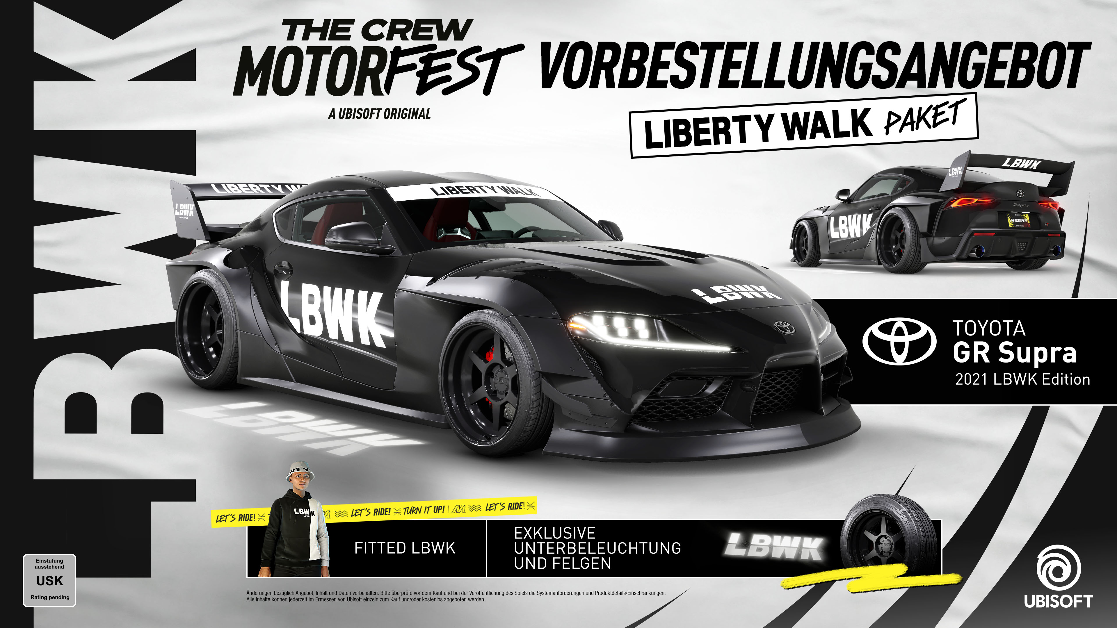 The Crew Motorfest (deutsch spielbar) (AT PEGI) (PS4) inkl. Liberty Walk  Paket
