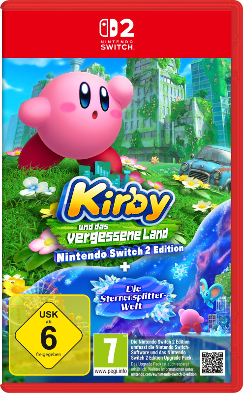 Kirby und das vergessene Land + Sternensplitter-Welt (deutsch spielbar) (AT PEGI) (Nintendo Switch 2)