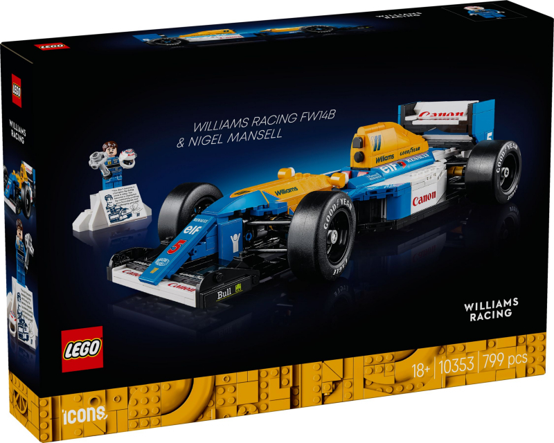 LEGO® Icons 10353 Williams Racing FW14B mit Nigel Mansell [neu]