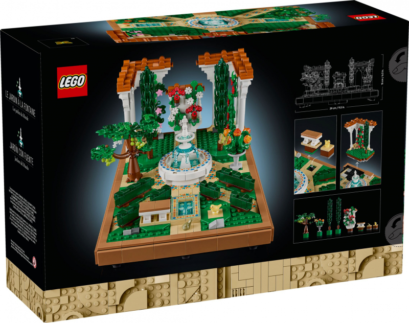 LEGO® Icons 10359 Springbrunnengarten [neu]
