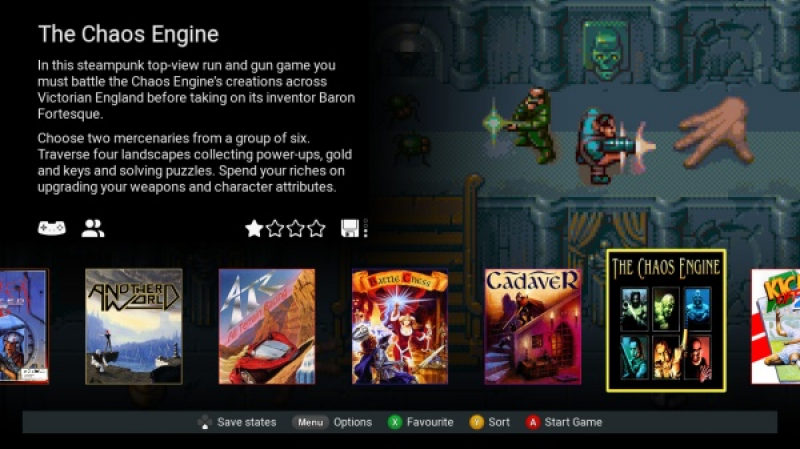 The A500 Mini inkl. 25 vorinstallierte Amiga-Spiele