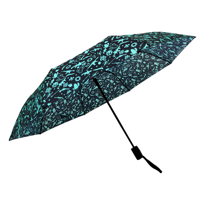 Saints Row Umbrella Regenschirm Sonnenschirm "Pattern" Black