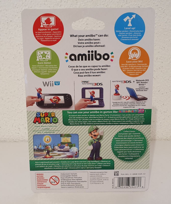 amiibo Super Mario Luigi (Nintendo Wii U/Switch/3DS/New 3DS)