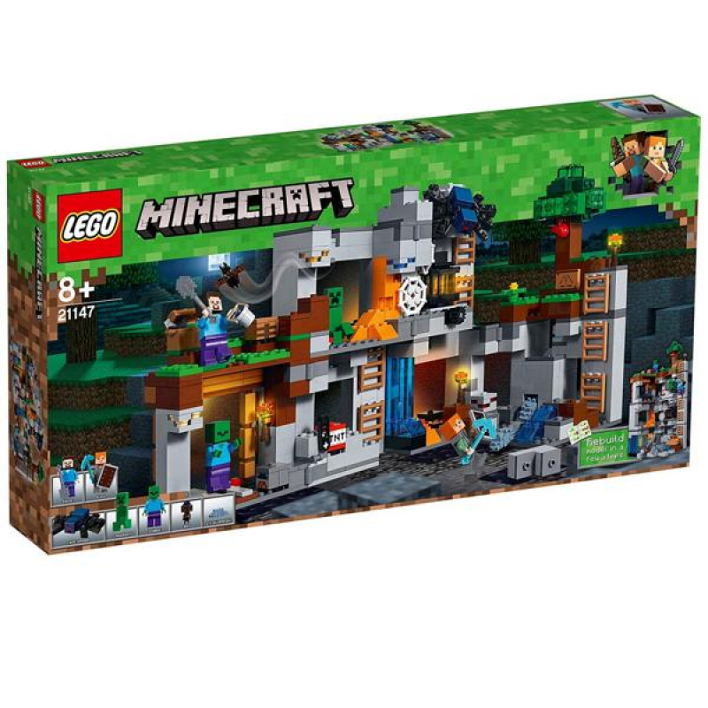 LEGO Minecraft 21147 - Abenteuer in den Felsen [neu]