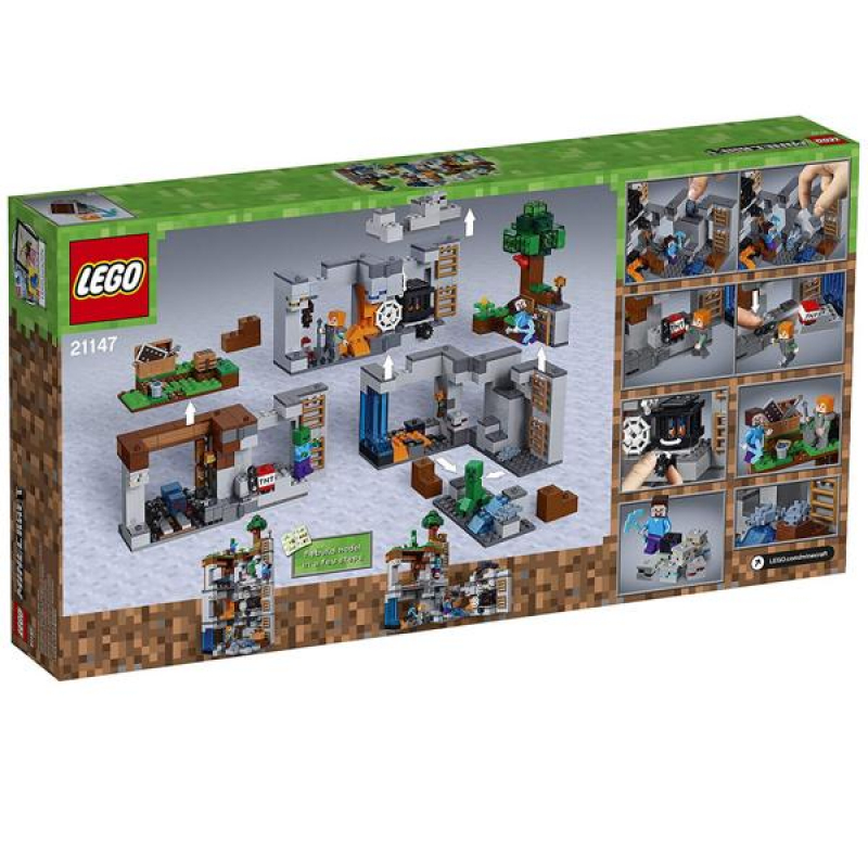 LEGO Minecraft 21147 - Abenteuer in den Felsen [neu]