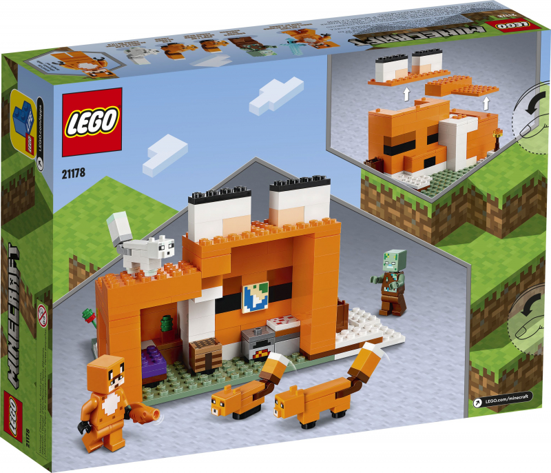 LEGO® Minecraft 21178 Die Fuchs-Lodge [neu]