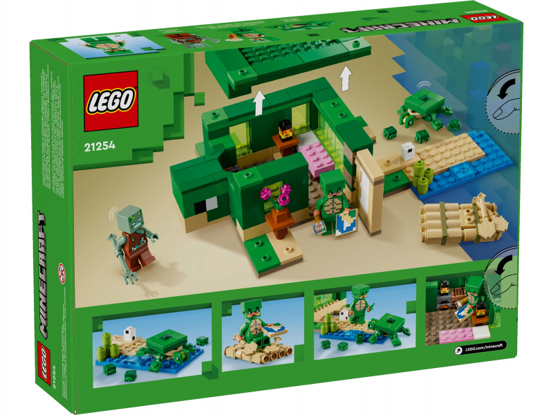 LEGO® Minecraft 21254 Das Schildkrötenstrandhaus [neu]