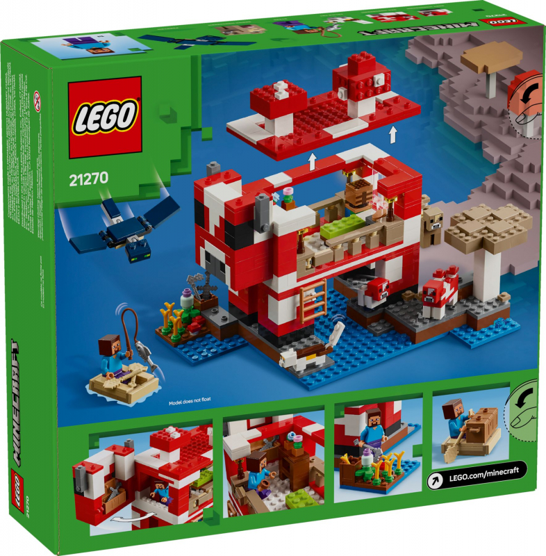 LEGO® Minecraft 21270 Das Pilzkuh-Haus [neu]